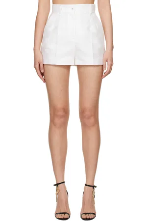Dolce & Gabbana White Jacquard Shorts