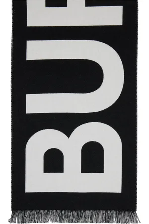 Burberry Logo Wool Scarf