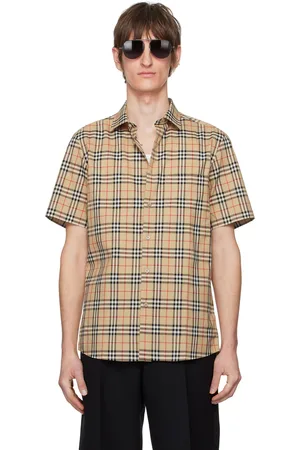 Burberry Beige Check Shirt