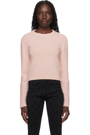 Palm Angels Pink Curved Sweater
