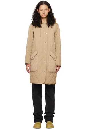 Burberry Beige Quilted Thermoregulated Jacket