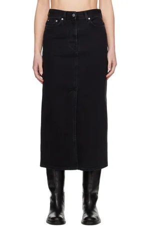 Loulou de Saison Black Rona Maxi Skirt