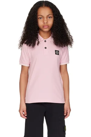 Stone Island Kids Pink 21348 Polo