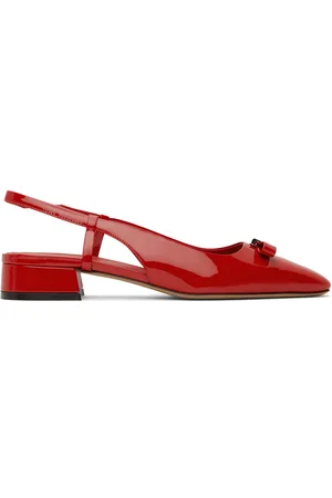 Salvatore Ferragamo Red Marlina Heels