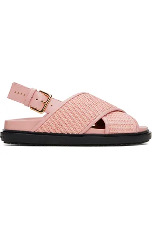 Marni Pink Fussbett Sandals