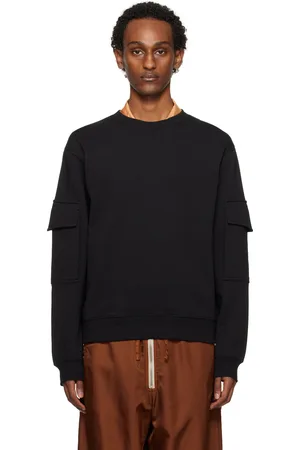 DRIES VAN NOTEN Black Cargo Sweatshirt