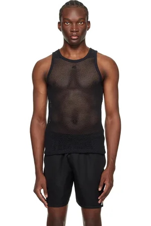 Courrèges Black Embroidered Tank Top