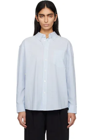 DUNST Blue & Grey Stripe Shirt