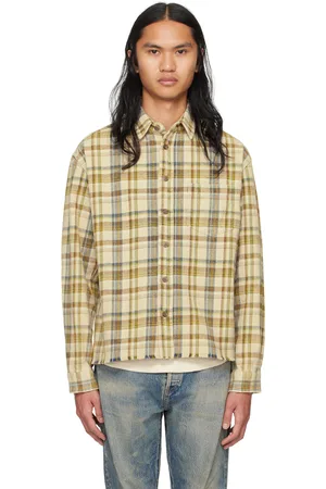 JOHN ELLIOTT Beige Hemi Shirt