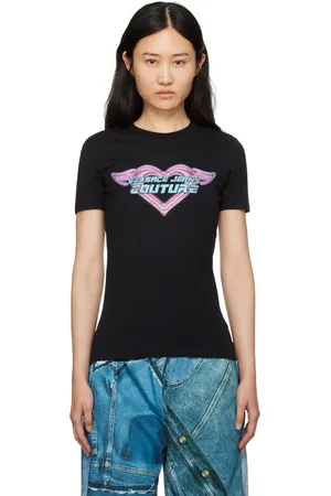 VERSACE Black Crystal T-Shirt