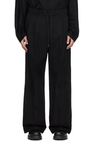 JUUN.J Black Pleated Trousers