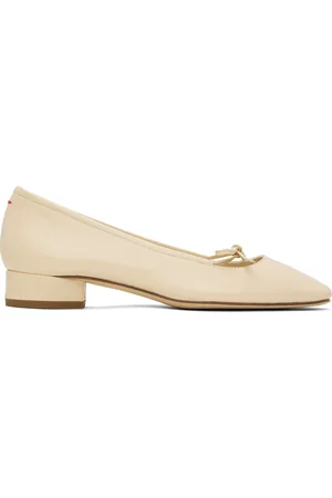 Aeyde Off-White Darya Nappa Ballerina Flats