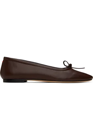 Aeyde Brown Delfina Ballerina Flats