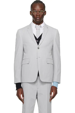 Thom Browne Gray Classic Sport Blazer