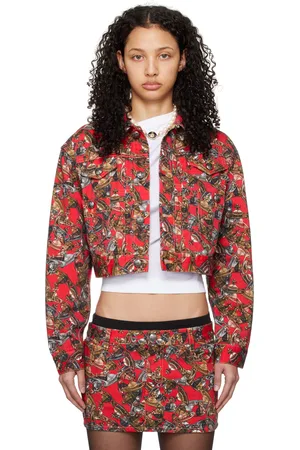Vivienne Westwood Red Marlene Denim Jacket