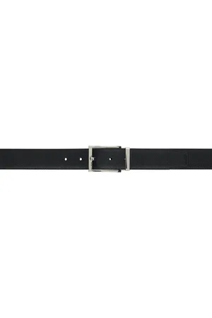 Salvatore Ferragamo Black & Brown Double Adjustable Reversible Belt