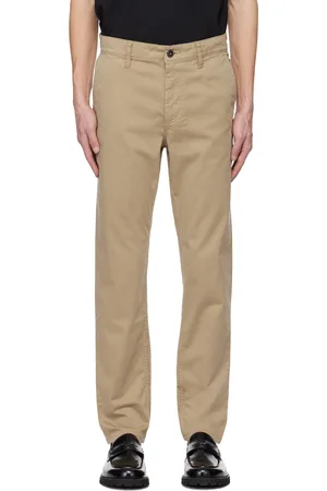 HUGO BOSS Beige Tapered-Fit Trousers