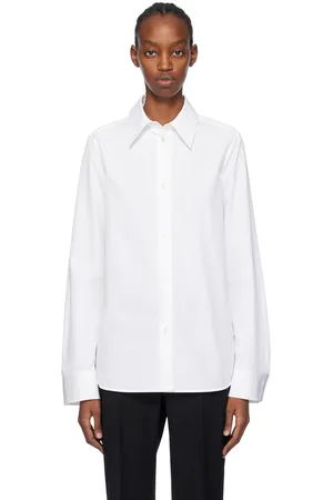 Jil Sander White Pointed Collar Shirt