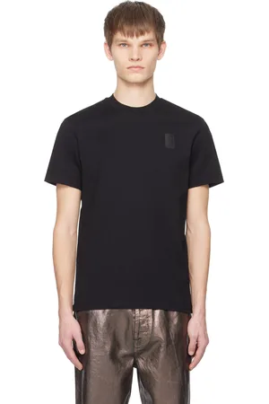 Salvatore Ferragamo Black Patch T-Shirt