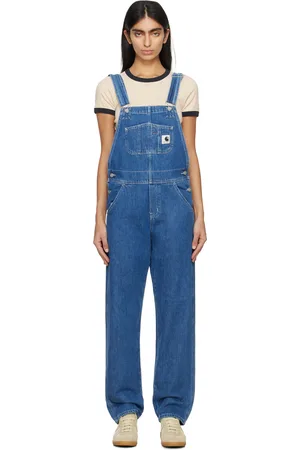 Carhartt Navy Bib Denim Overalls