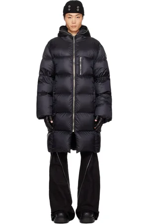 Rick Owens Moncler + Black Down Coat