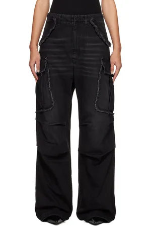 DARKPARK Black Vivi Denim Cargo Pants