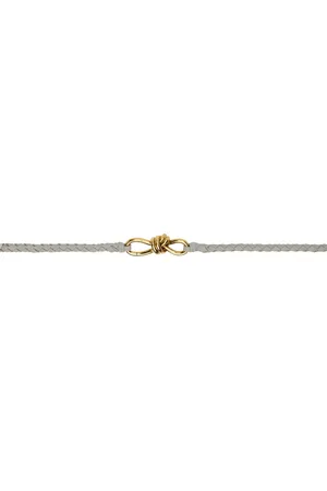 Bottega Veneta Gray Andiamo Belt