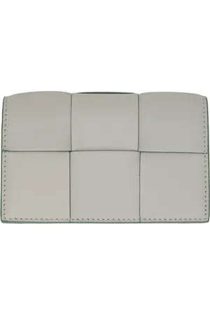 Bottega Veneta Gray Cassette Card Holder