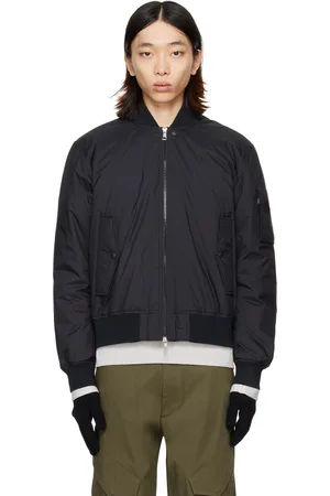 Moncler Black Patnem Down Bomber Jacket