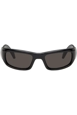 Balenciaga Black Hamptons Rectangle Sunglasses