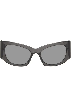 Balenciaga Gray Cat-Eye Sunglasses