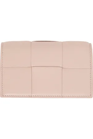 Bottega Veneta Pink Cassette Business Card Case
