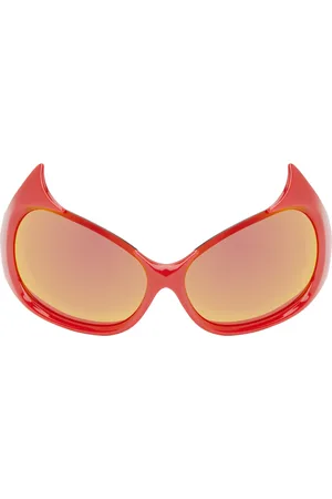 Balenciaga Red Gotham Cat Sunglasses