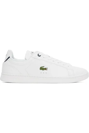 Lacoste white sales leather shoes