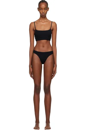 Bond Eye Black Strap Saint Crop & Christy Bikini