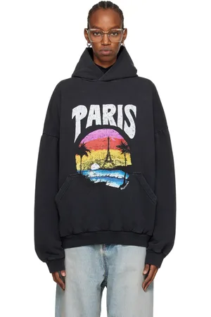 Balenciaga Black Paris Tropical Hoodie