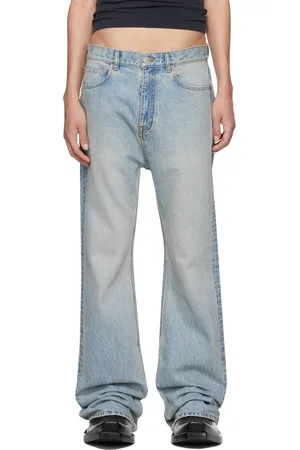 Balenciaga Blue Relaxed-Fit Jeans