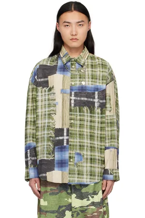 Acne Studios Green Print Shirt
