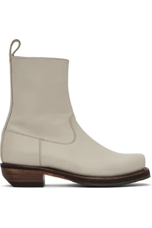 White mens 2024 dress boots