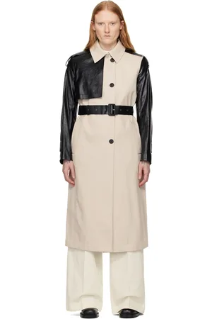 Mackage Beige & Black Leiko Coat