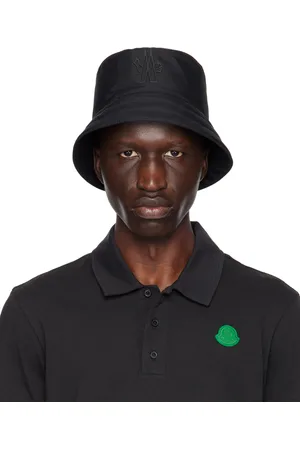 Moncler Black Bonded Bucket Hat