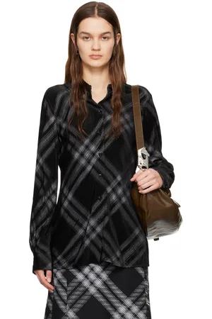 Burberry Black Check Shirt