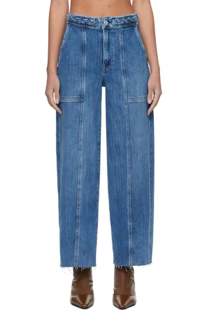 Frame Blue Braided Jeans