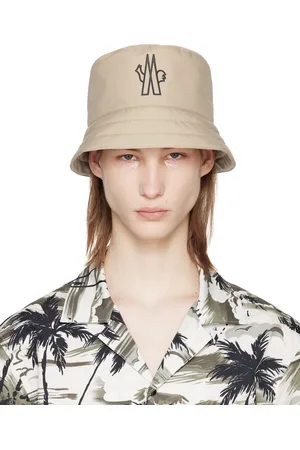 Moncler Beige Bonded Bucket Hat