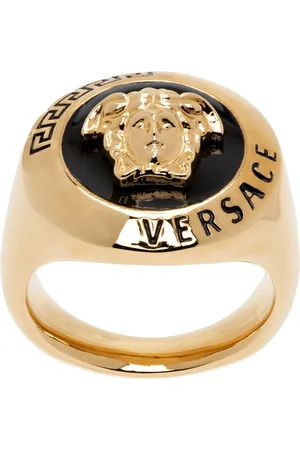 Versace gold deals ring