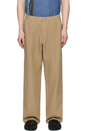 The Row Tan Marlon Trousers