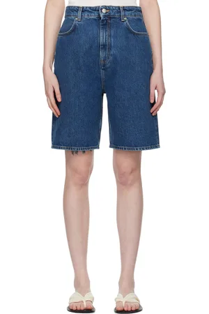 Loulou de Saison Blue Isu Denim Shorts