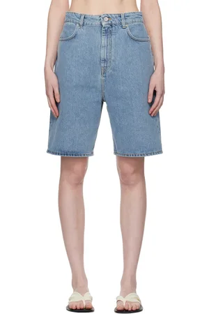 Loulou de Saison Blue Isu Denim Shorts