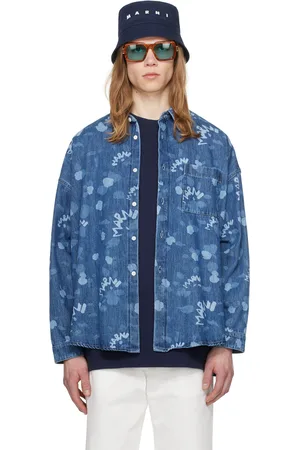 Marni Blue Faded Denim Shirt