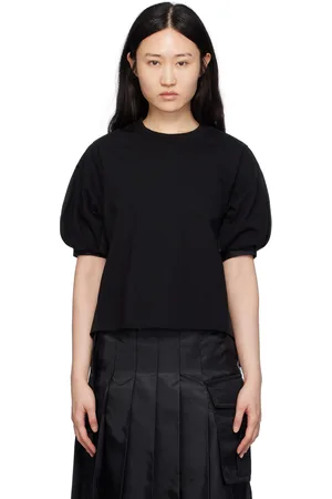 SACAI Black Puff T-Shirt